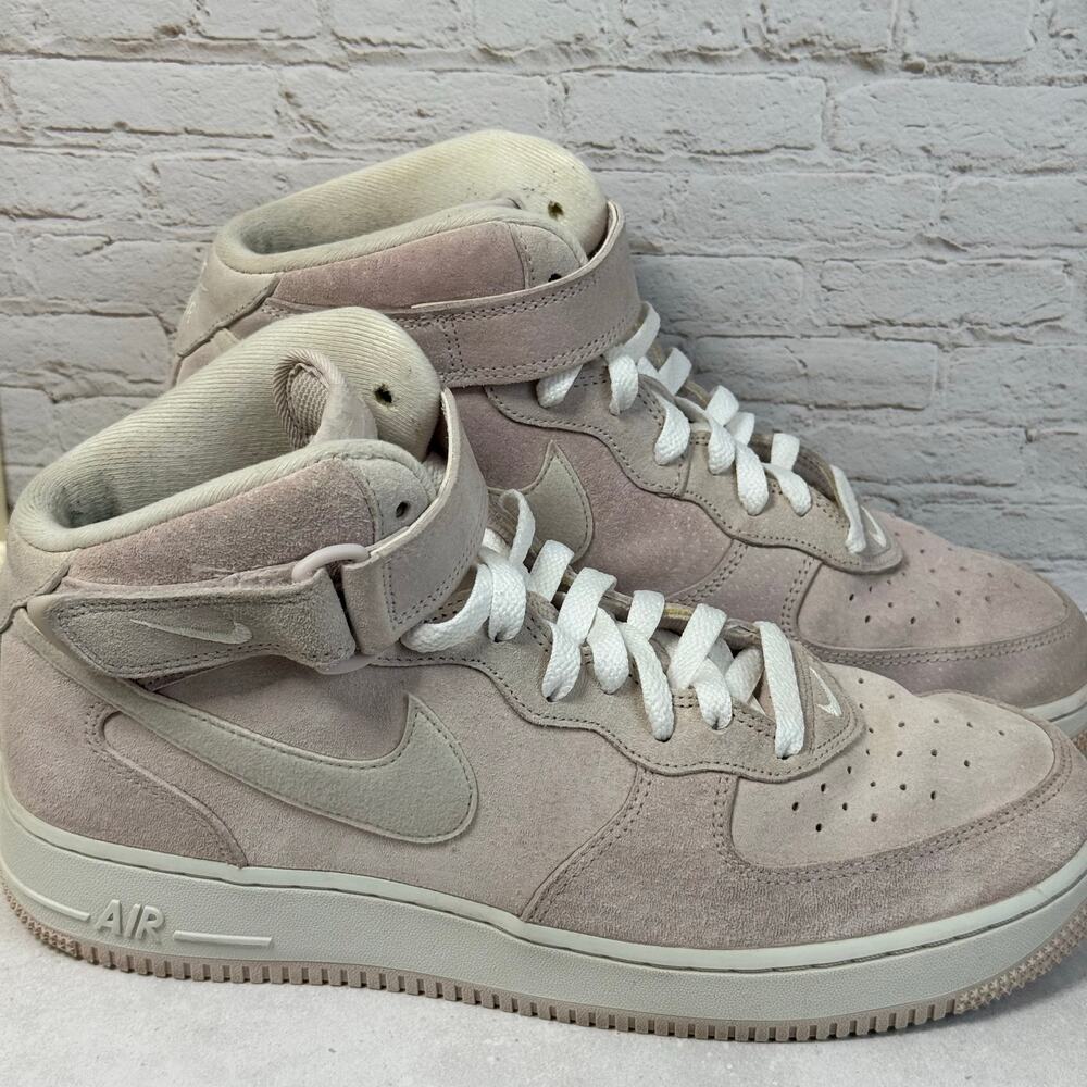 Nike Air Force 1 Mid 07 QS Venice Pink Suede Sneakers Size 9.5 DM0107-500